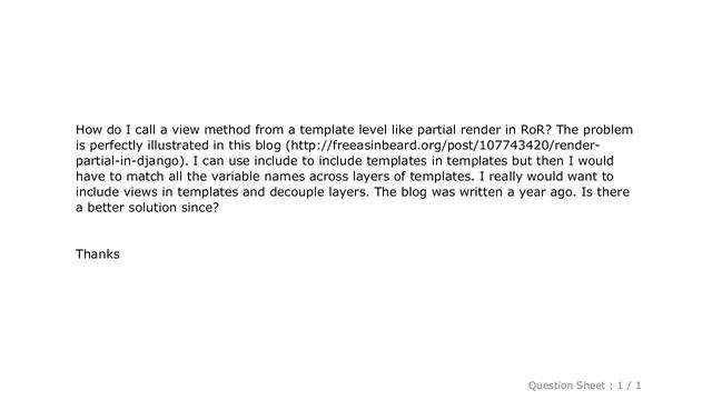 Django : Django how to partial render смотреть онлайн