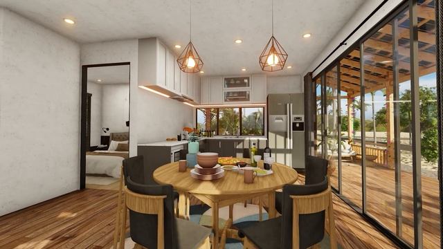 (9x7 Meters) House Design | 2 Bedrooms House Tour