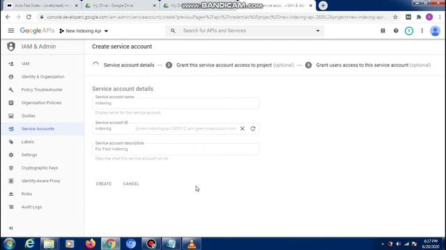 Generate Google Service account Json key for FastIndexing смотреть онлайн
