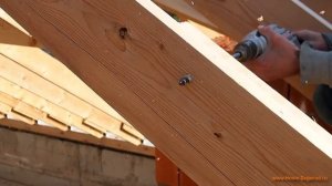 Сращивание стропил на крыше по длине, способы соединения, строительство кровли своими руками