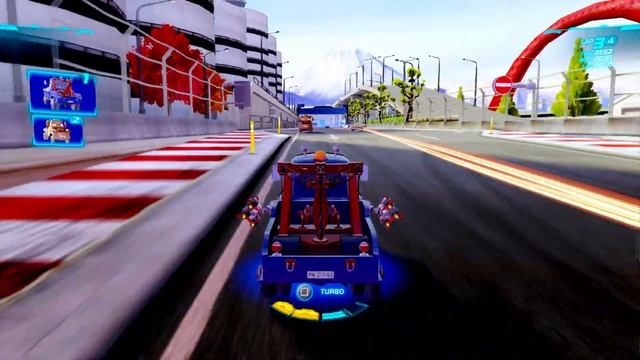 Cars 2 The Video Game | Mater Ivan - Battle Race (AR 9 Racers) | Terminal Sprint 4 Laps смотреть онлайн