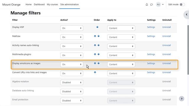 How can I manage content display on my Moodle site? смотреть онлайн