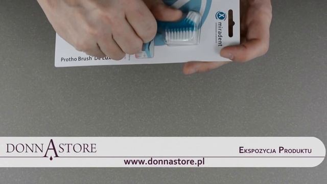 MIRADENT Protho Brush De Luxe Blau szczoteczka do protez смотреть онлайн