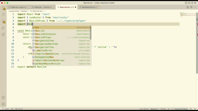 How to create Responsive Navbar in Next.js - Tutorial for beginners смотреть онлайн