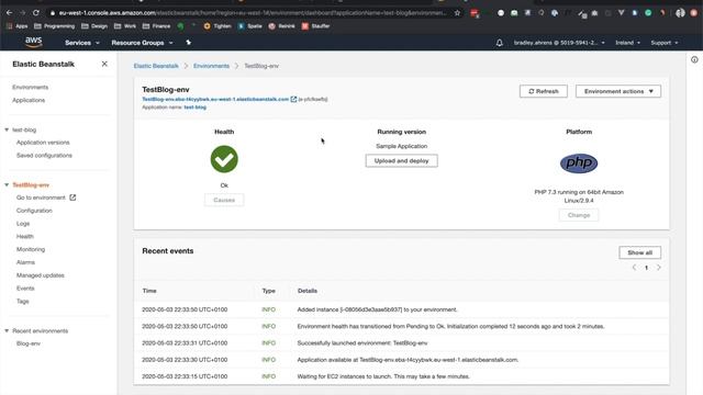 Host a Laravel App on AWS Elastic Beanstalk with CI/CD Integration смотреть онлайн