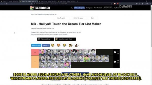 HAIKYUU TOUCH THE DREAM TIER LIST 2023
