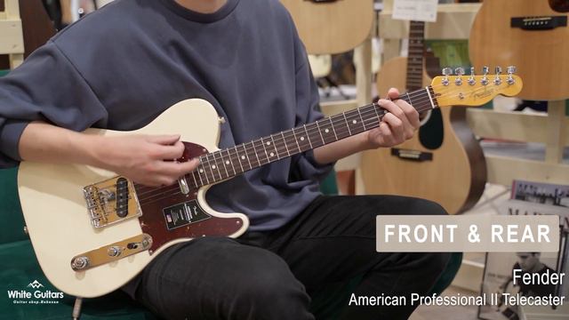 White Guitars - Fender / American Professional II Telecaster - Olympic White смотреть онлайн