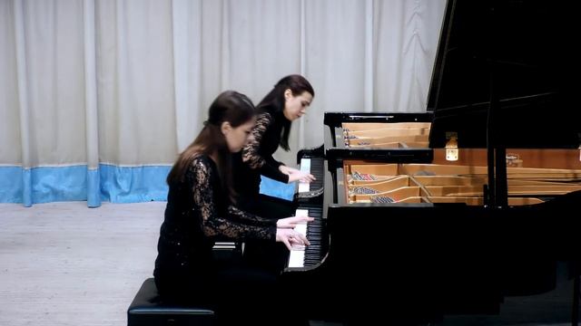 С Рахманинов сюита для двух фортепиано №1 ор 5, 3 часть «Слёзы» смотреть онлайн