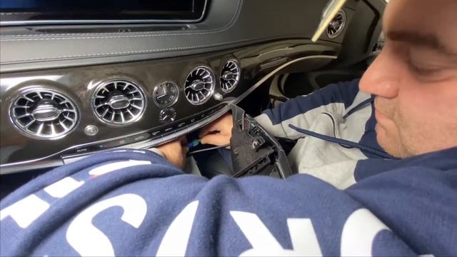 Установка CarPlay android box на Mercedes s classe w222 смотреть онлайн