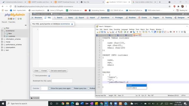 how to create databases, tables using MySQL and Connect MySQL/ Mariadb with Tableau смотреть онлайн