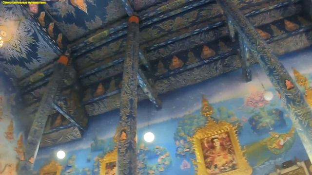 Голубой храм(Blue Tempel) Rong Sear Tean Temple в Чианг Рае-достойный конкурент Белому Храму смотреть онлайн