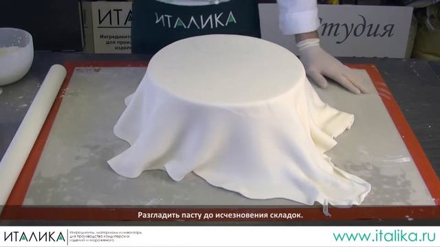 Гладкая обтяжка торта смотреть онлайн