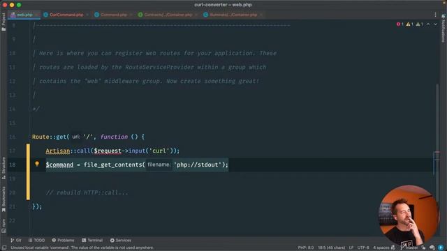 Live Stream - curl to Laravel HTTP (Part 1) смотреть онлайн