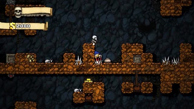 Spelunky Daily Challenge 2013 12 05 - Two Jump Chump смотреть онлайн