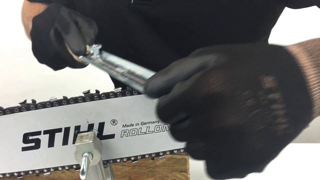 How to sharpen your chain the right way on a STIHL Chainsaw смотреть онлайн