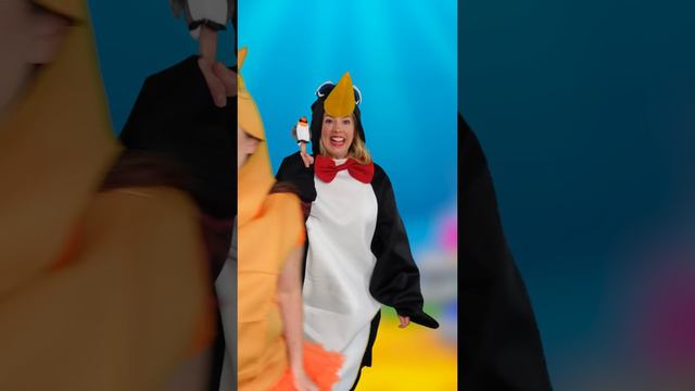 Meet the sea animals with the Finger Family song 🐙🐋🐧 #shorts