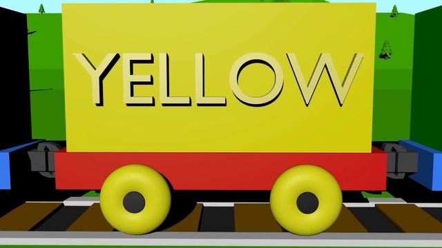 Learn Colors With The Color Train For Kids!