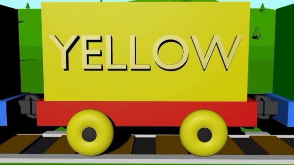 Learn colors with the color train for kids!