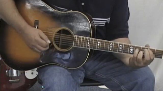 1938 Gibson Advanced Jumbo (clip2) смотреть онлайн