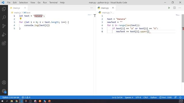 Basic translate code from Python to JavaScript Part 3 смотреть онлайн