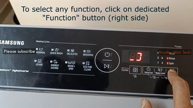 SAMSUNG 7 kg Inverter 5 Star with Eco Bubble Technology Washing Machine (WA70BG4441YYTL) смотреть онлайн