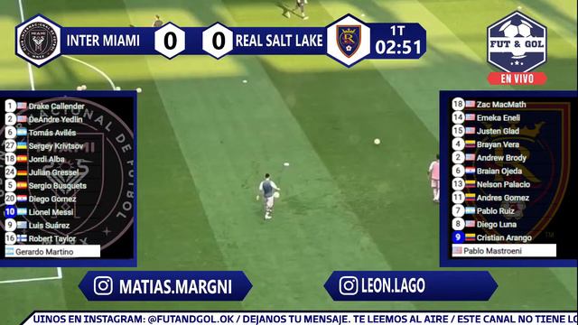 🔴INTER MIAMI - REAL SALT LAKE EN VIVO | LIONEL MESSI FUT AND GOL смотреть онлайн