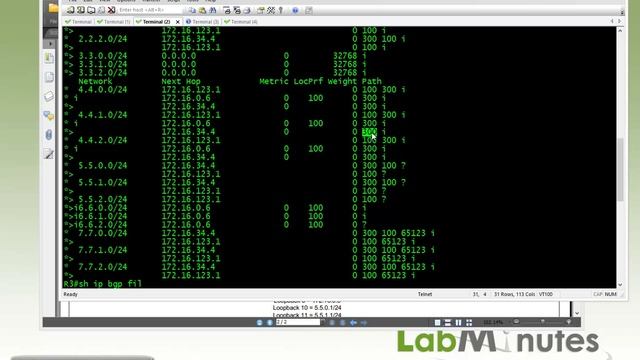 LabMinutes# RS0062 - Cisco BGP Route Filter (Part 1) смотреть онлайн