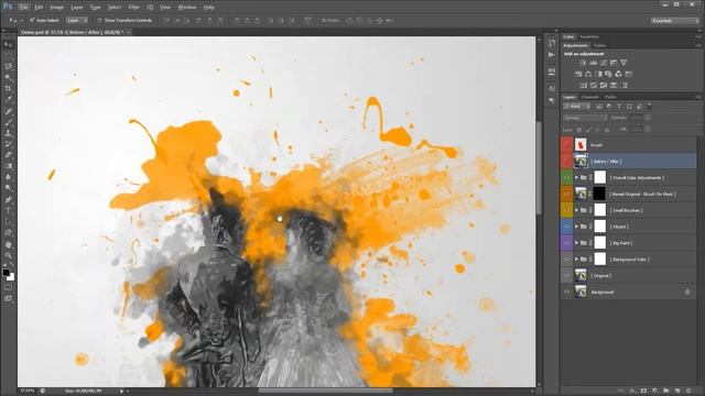 I will Create Abstract Painting Based On Your Photo in Photoshop | Photoshop effect | Sharp Designe смотреть онлайн