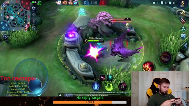Начало новой недели на стриме у Свити | Mobile Legends смотреть онлайн