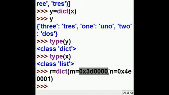 Python Dictionaries 01 смотреть онлайн
