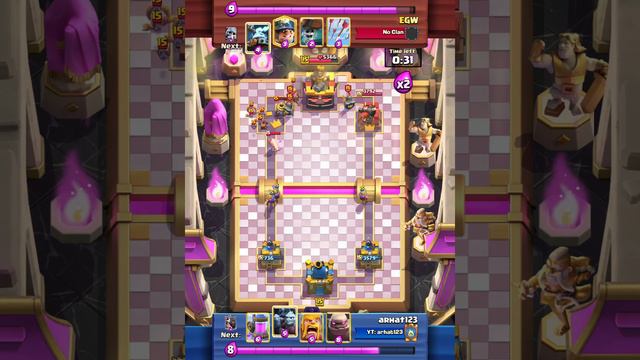 IM #6 IN THE WORLD WITH GOLEM 3 MUSKETEERS 🌎🚨 Clash Royale смотреть онлайн
