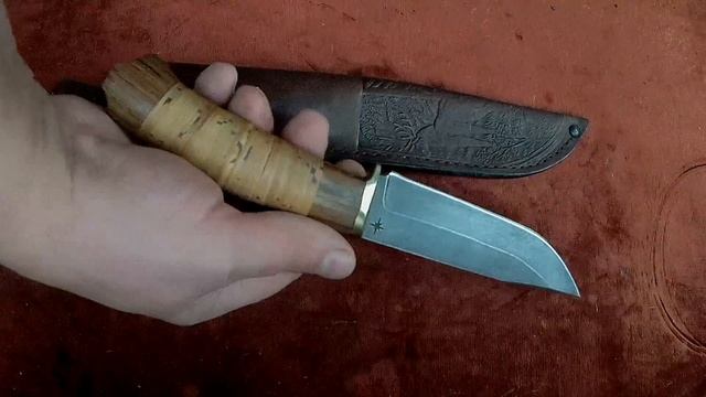 Нож "Питон-3" (сталь ХВ5, наборная береста) в2 https://korenok.ru смотреть онлайн