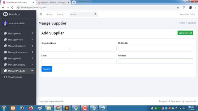 Product management |section-A| Laravel 6.0 | pos software/inventory management*2020*new tips* part смотреть онлайн