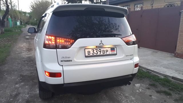 Тюнинг задних фонарей Mitsubishi Outlender Xl