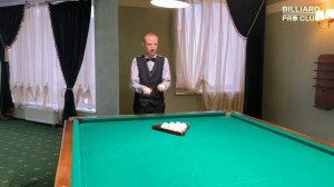 Как забить с разбоя в бильярде. Урок от Литовченко