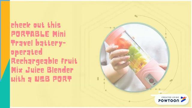 A Travel Buddy-Mini Portable Juice Blender смотреть онлайн