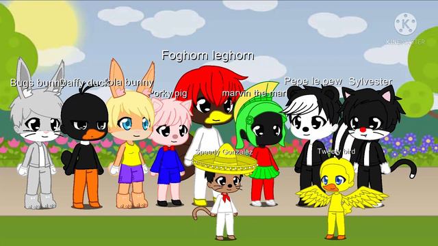looney tunes characters in gacha club смотреть онлайн