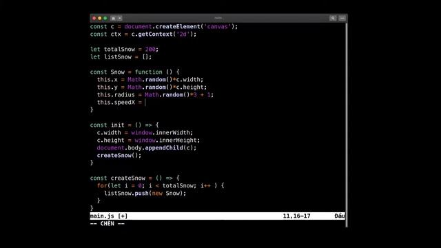 ❄️ HTML5 Canvas Snow Effect (with Javascript) смотреть онлайн