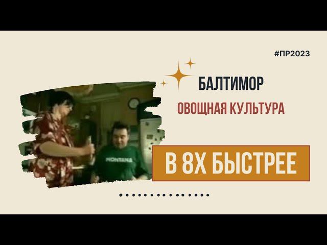 Балтимор — «Овощная культура» в 8х быстрее | PRO Рекламу смотреть онлайн