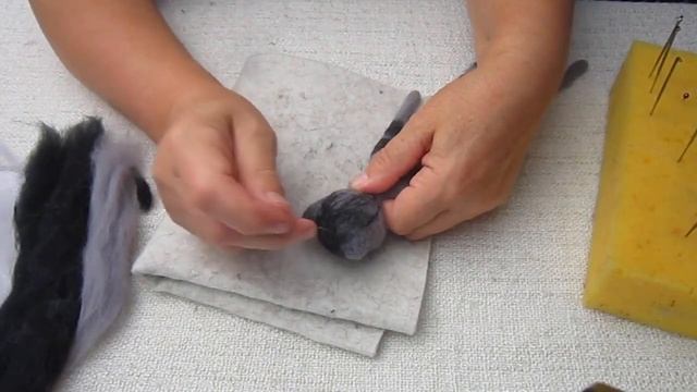 Подробный мастер-класс по сухому валянию из шерсти. Как сделать каркасную куклу своими руками. смотреть онлайн