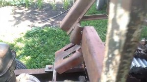 Установка рулевой колонки,насоса-дозатора и распределителя на самодельный мини-трактор