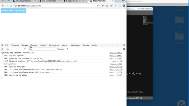 Prototype: ClojureScript HMR with shadow-cljs & Webpack смотреть онлайн
