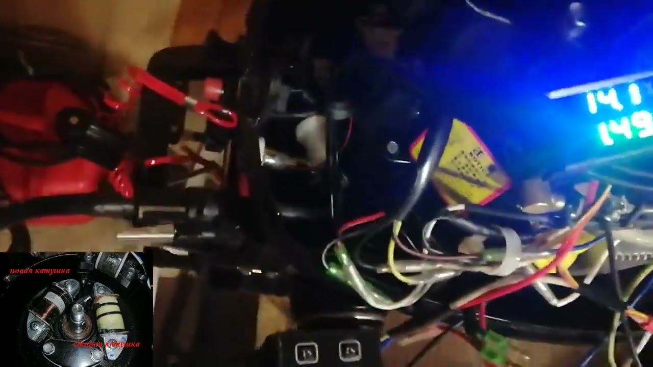 Тест старой и новой катушек самодельного генератора Hangkai F6.5 4Т. смотреть онлайн