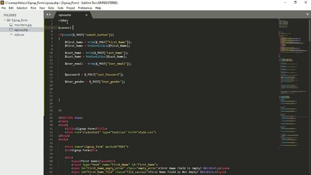 Submitting Form Data To Database Using HTML, CSS, And JS . || Signup & Login System Urdu Part 5 смотреть онлайн