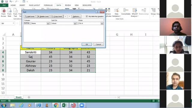 Grade 7 GM| Forms in Excel, Sorting and Filtering data смотреть онлайн