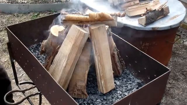 Первый розжиг мангала в новом сезоне и его видеообзор Дачный мастер смотреть онлайн