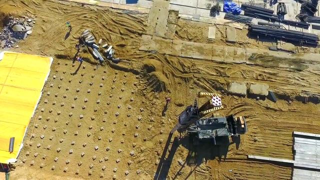 Строительная техника с квадрокоптера смотреть онлайн