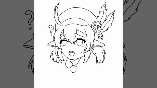 Drawing Little Terrorist Klee. | Genshin Impact смотреть онлайн