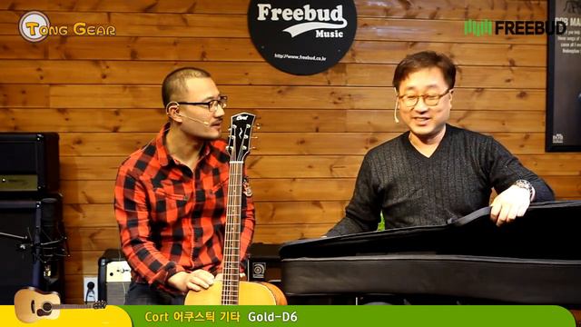 통기어 Cort 어쿠스틱기타 Gold-D6 смотреть онлайн