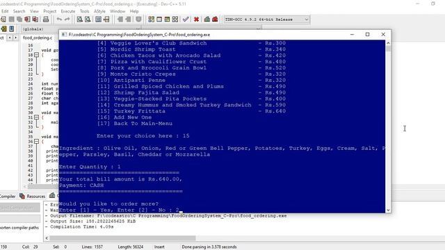 Food Ordering System in C Programming with Source Code - CodeAstro смотреть онлайн